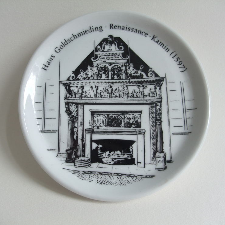 Ceramic Spoon Rest - German Places of Interest