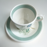 Gimme the Strong Stuff - Espresso Cups & Plate Set