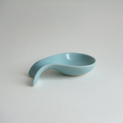 I'll be the Little Spoon - Ceramic Spoon Rest in Sea Green